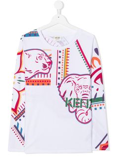 Kenzo Kids футболка с графичным принтом Mini Me