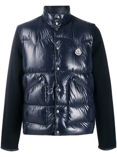 Moncler logo-patch padded-front jacket