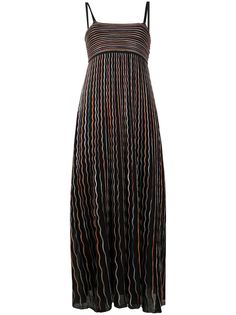 M Missoni fine-knit embroidered dress