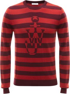 JW Anderson жаккардовый джемпер с логотипом