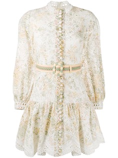 Zimmermann floral-print eye mini dress