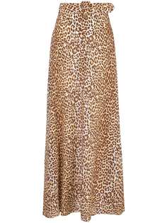 Zimmermann Brightside leopard print skirt