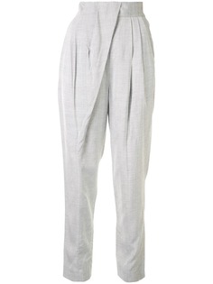 Proenza Schouler tapered pleated trousers