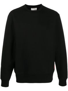Acne Studios толстовка с отделкой в рубчик