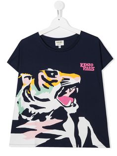 Kenzo Kids футболка Tiger с логотипом