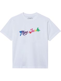 Marc Jacobs футболка The Rainbow Disco с логотипом