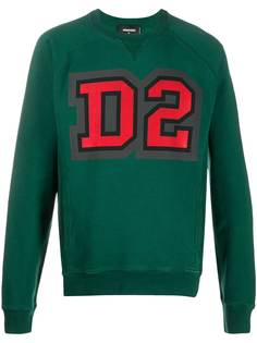Dsquared2 толстовка с круглым вырезом и логотипом D2