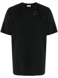 Saint Laurent футболка с принтом