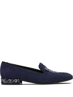 Churchs Arielle crest embroidered loafers