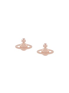 Vivienne Westwood серьги-гвоздики с логотипом