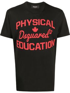 Dsquared2 футболка Physical Education с принтом