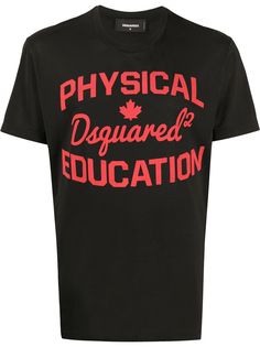 Dsquared2 футболка Physical Education с принтом