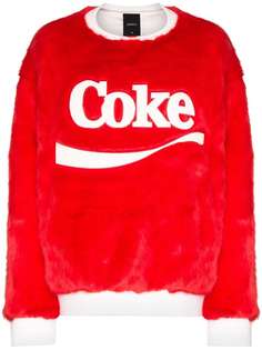 Joyrich X Coke Faux Fur Sweatshirt
