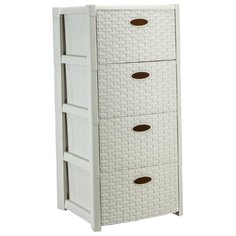 Комод IDEA Ротанг 4 секции М 2736