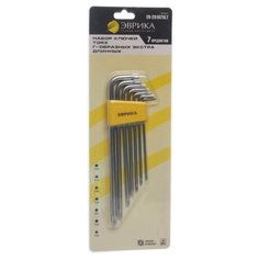 Набор имбусовых ключей Эврика