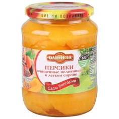 Персики очищенные Олинеза