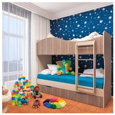 Двухъярусная кровать детская Пирамида
