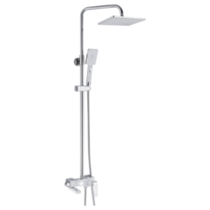 Душевая стойка Rose R1436 хром