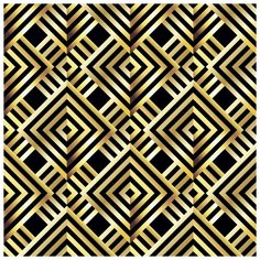 Картина Ekoramka Золотые ромбы