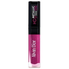 Alvin Dor Блеск для губ HD Metallic Lip Cream Gloss LG-12, 10 металлик фуксия