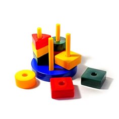 Пирамидка-сортер KDM Логика & Интеллект Логический круг