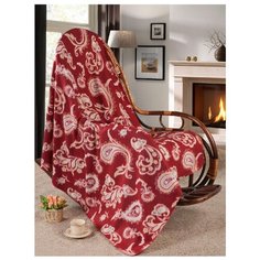 Плед Guten Morgen Восток, 150 x 200 см, красный