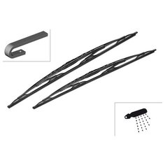 Щетка стеклоочистителя каркасная Bosch Twin Spoiler 657S 650 мм / 650 мм, 2 шт.