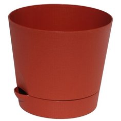 Горшок ТЕК.А.ТЕК Parterre 204, 2.8 л, 19.5х17 см терракотовый