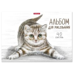 Альбом для рисования ErichKrause Tabby 29.7 х 21 см (A4), 120 г/м², 40 л.