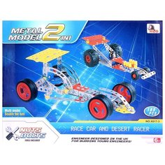 Винтовой конструктор KLQ Metal Model X617-3 Гоночные машины 2 в 1