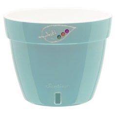 Горшок Santino с автополивом Asti, 27х21 см мята-белый