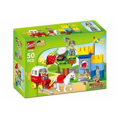 Конструктор GOROCK Harring Heroes 1016 Захват повозки с золотом