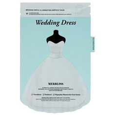 Merbliss осветляющая тканевая маска Wedding Dress Illumination Ampoule Mask, 25 мл