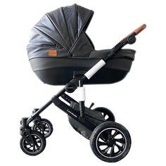 Универсальная коляска Luxmom 808 (2 в 1) темно-серый