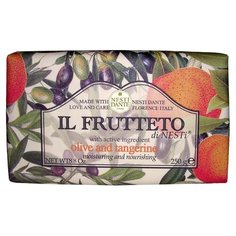 Мыло кусковое Nesti Dante IL Frutteto Olive and Tangerine, 250 г