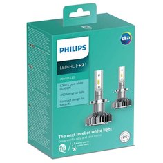 Лампа автомобильная светодиодная Philips Ultinon LED 11972ULWX2 LED-HL [H7] 14W 2 шт.