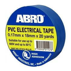 Изолента ABRO ET-914 термостойкая синий