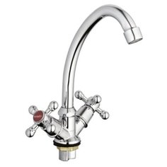 Смеситель для кухни (мойки) G-lauf JML4-A605-2X двухрычажный