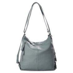 Сумка хобо Afina 383, натуральная кожа, небо
