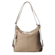 Сумка хобо Afina 383, натуральная кожа, латте