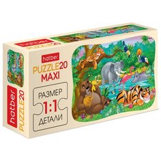 Пазл Hatber MAXI Джунгли (20ПЗ5_10711), 20 дет.