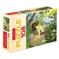 Пазл Hatber Летом на речке (108ПЗ4_18708), 108 дет.