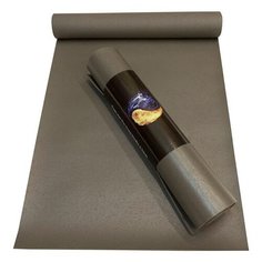 Коврик (ДхШхТ) 173х60х0.45 см AKO YOGA Yin-Yang Studio серый однотонный