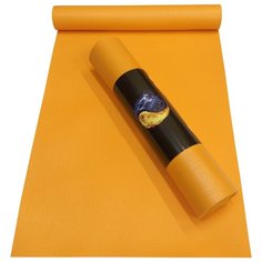 Коврик (ДхШхТ) 173х60х0.45 см AKO YOGA Yin-Yang Studio оранжевый однотонный