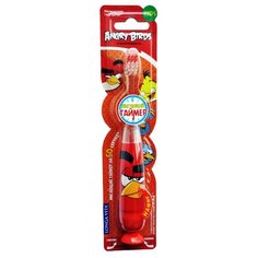 Зубная щетка Longa Vita Angry Birds TWA-1 3+, красный