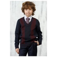 Пуловер VAY размер 152, синий/бордо