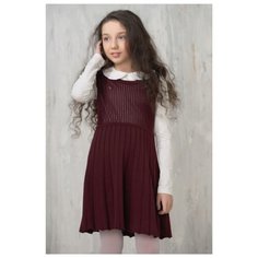 Сарафан VAY размер 140, бордовый