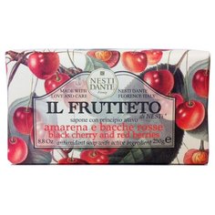 Мыло кусковое Nesti Dante Il Frutteto Black Cherry and Red Berries, 250 г