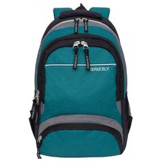 Рюкзак Grizzly RU-035-2/3 17.5 (бирюзовый)