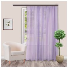 Тюль Witerra вуаль на ленте 200х260 см сиреневый